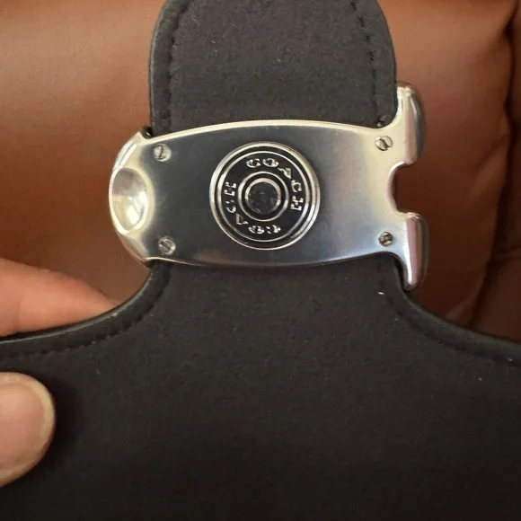 Coach Chain Tabby in Loved Leather Bag with Charms - Picture 11 of 12